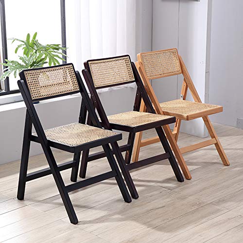 RATTAN AND WOOD FOLDING CHAIR – Aslams Home - Main Image