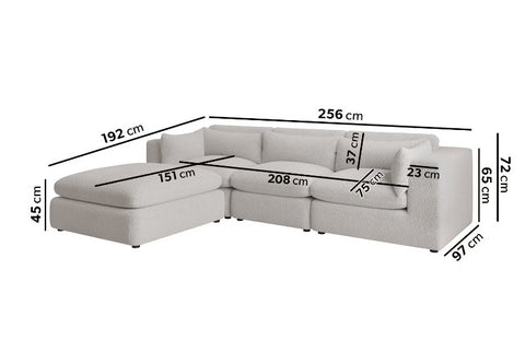 Brandon Corner Sofa Boucle
