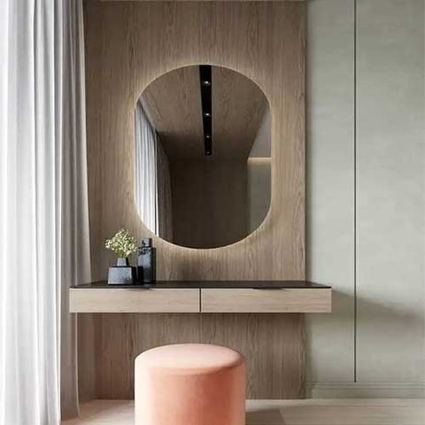 Bedroom Dressing Table Feature Wall