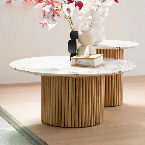 Carol Terrazzo Coffee Table 80 cm