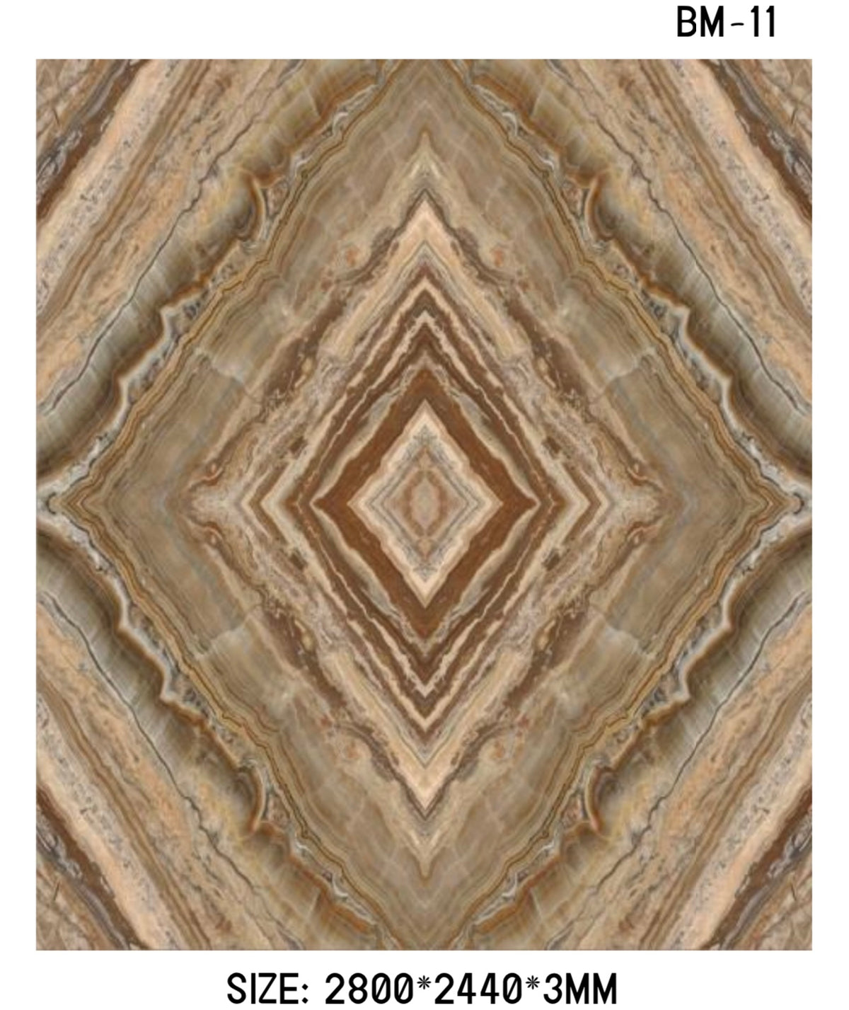 Wall Sheets Marble Book Match BM0011 240cm x 244cm
