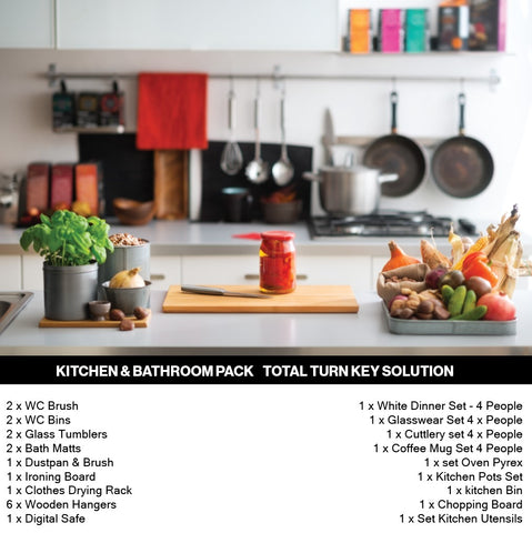 Kitchen & Bathroom Accessories Pack