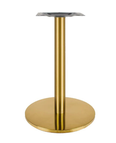 Zeus Gold Dining Table Base Round