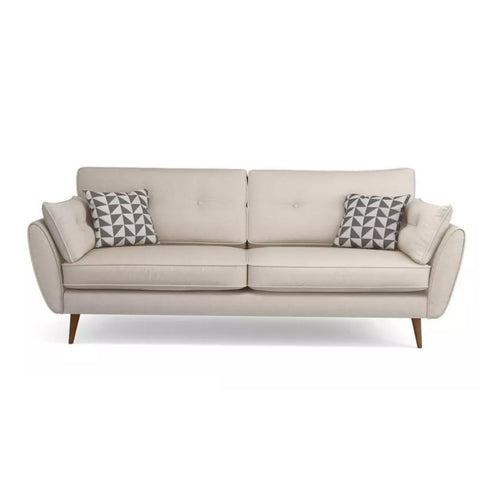 Zinc 3 Seater Sofa Beige