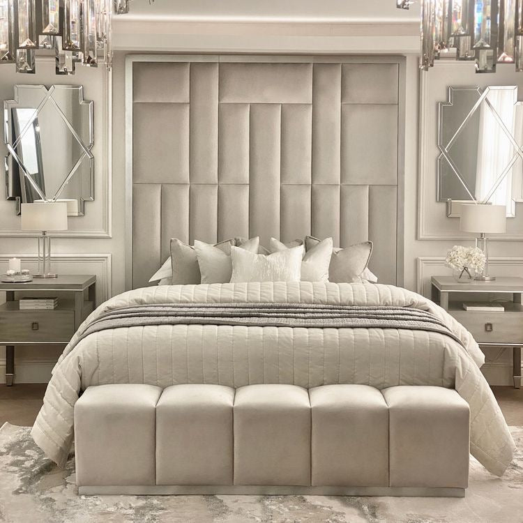 Crystal Wall Panel Bed 180 cm