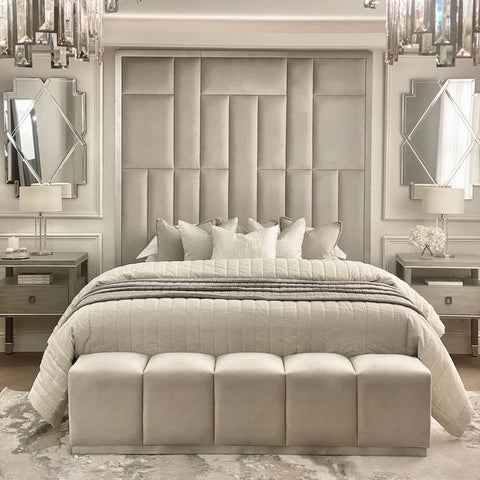 Crystal Wall Panel Bed 180 cm
